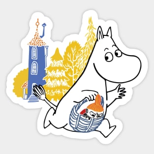 Moomintroll and Little My Sticker